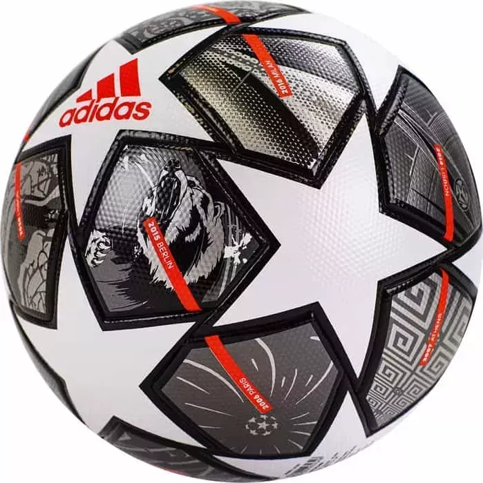 Мяч футбольный ADIDAS Finale Lge арт. GK3468, р.4, ТПУ, 32 пан., термосшивка, бело-синий