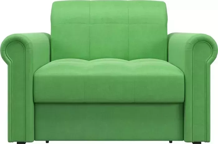 Кресло Агат Палермо 0.8 - Velutto 31 зеленый/кант Velutto 31 зеленый