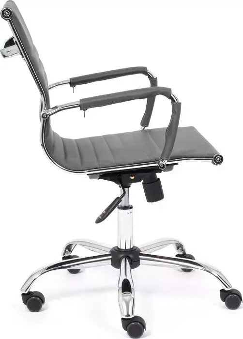 Кресло офисное TetChair Urban-low кож/зам, металлик 36