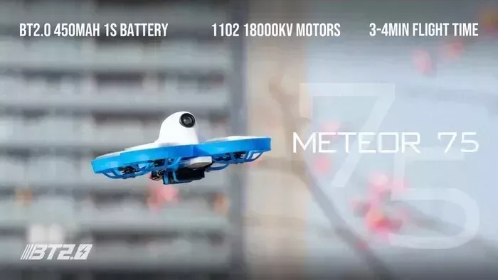 Радиоуправляемый квадрокоптер BETAFPV -крыло Meteor75 Frsky BNF (BT2.0) - BETA-0017