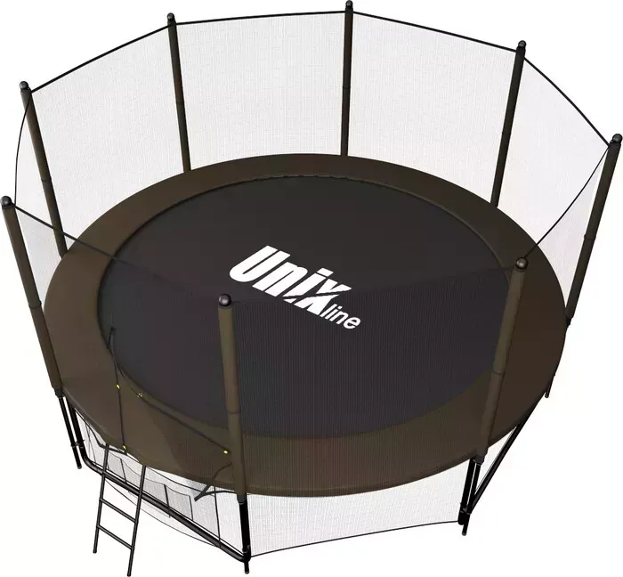 Батут UNIX line Black&Brown 10 ft (outside)