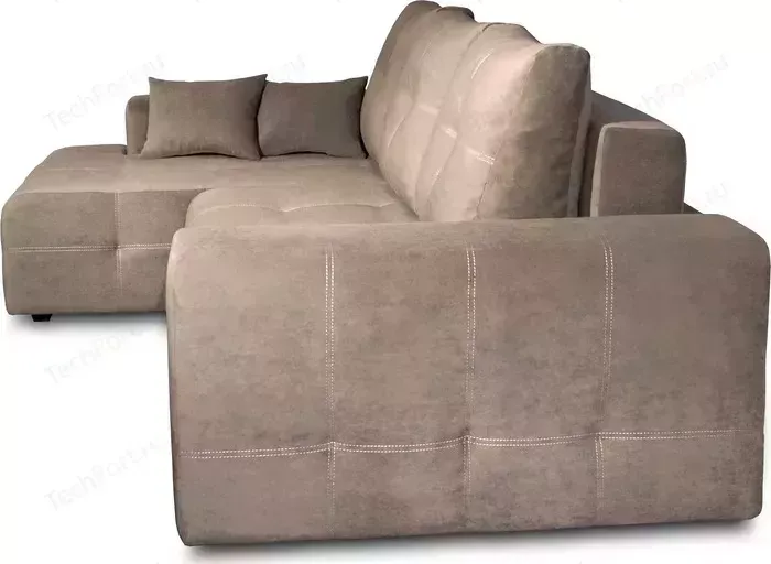 Диван угловой DИВАН Неаполь левый (Velour 724 latte) арт 80358438