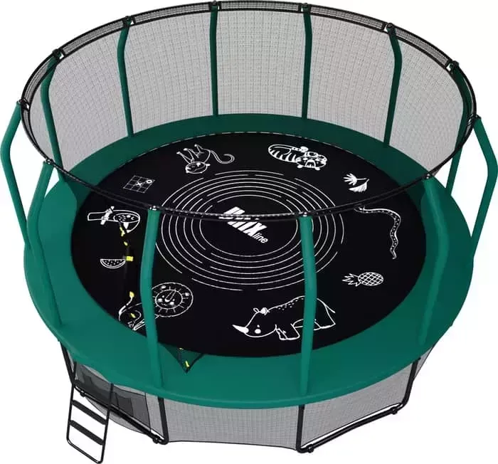 Батут UNIX line SUPREME GAME 12 ft (green)