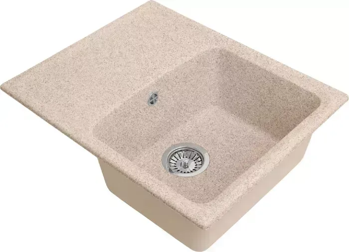 Мойка кухонная GREENSTONE GRS-17K-302 песочная