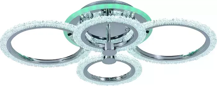 Люстра Profit Light светодиодная 8003/4 CHR 76W+8W RGB
