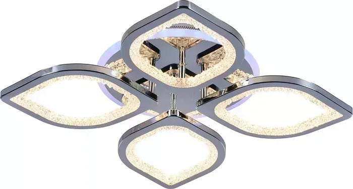 Люстра Profit Light светодиодная 8032/4 CHR 80W+8W RGB
