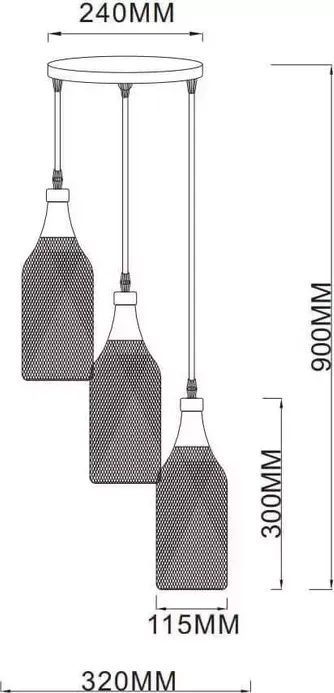 Светильник Rivoli Подвесной Marlis 5074-203 Б0047539