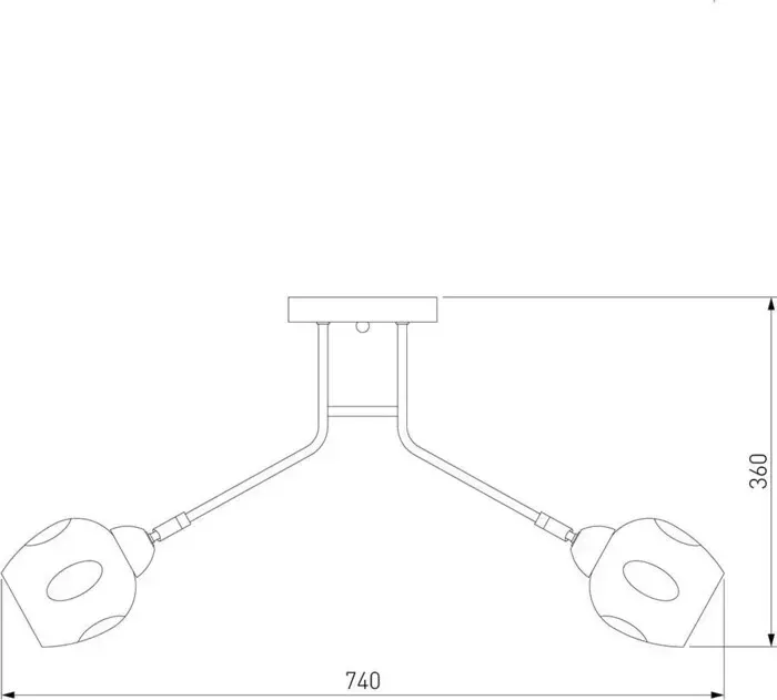 Люстра EUROSVET Потолочная Marci 30164/8 хром