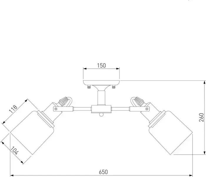 Люстра EUROSVET Потолочная Astor 70111/5 черный