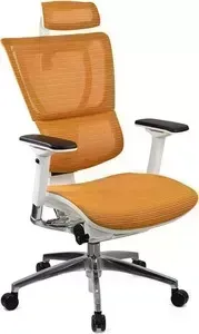 Кресло офисное Comfort Seating Group эргономичное IOO-WA-MDHAM KMD-33 mirus orange (white frame)