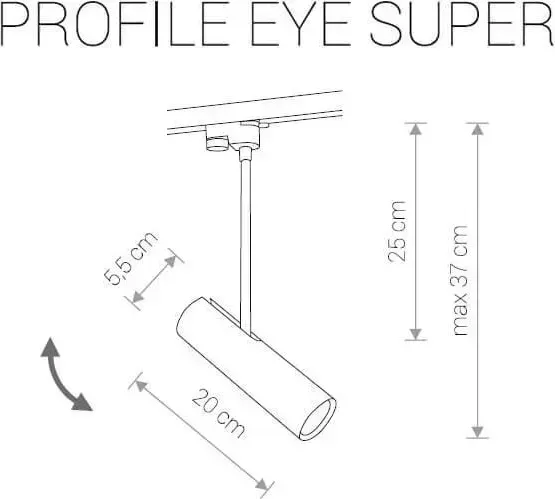 Светильник NOWODVORSKI Трековый Profile Eye Super 9245