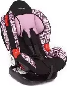 Автокресло Leader Kids Кокон Isofix фиолетовый принт KRES0427