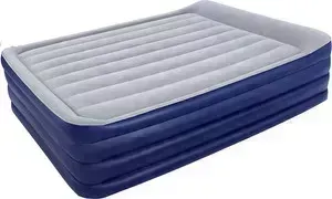 Матрас надувной BESTWAY 67528 NightRight Raised Air Bed(Queen) 203х 152х56 см со встроенным насосом