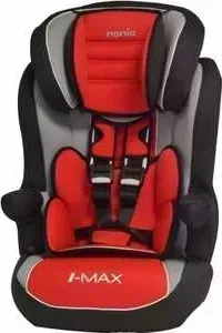Автокресло NANIA I-Max 9-36кг Agora Carmin красный/светло-серый/черный 927129