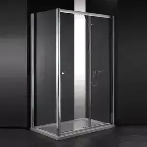 Душевой уголок CEZARES ANIMA-W-AH-1-120/90-P-Cr профиль хром, стекло рифленое Punto