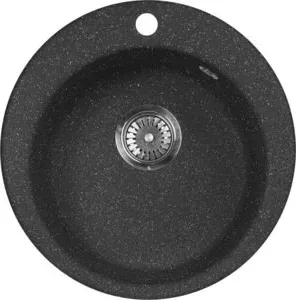 Мойка кухонная AquaGranitEx М-05 470х470 черный (М-05 308)