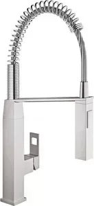 Смеситель для кухни Grohe Eurocube с выдвижным изливом (31395DC0)