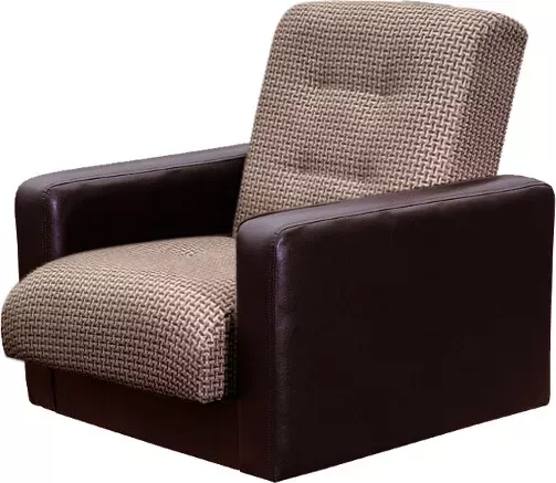 Фото №0 Кресло Интер мебель Лондон рогожка микс коричневая