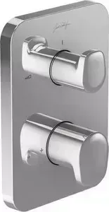 Смеситель для ванны JACOB DELAFON Modulo термостат (E98730-CP+98699D-NF)