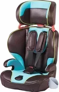 Автокресло Geoby коричневый с голубыми вставками (CS901 W4VL)