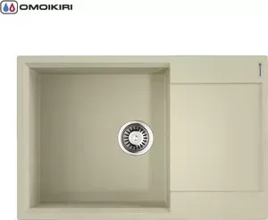 Мойка кухонная OMOIKIRI Daisen 78-LB-BE, 780*510 Ваниль (4993686)