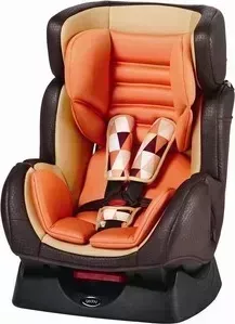 Автокресло Geoby коричневый с оранжевым (CS888E W4ZO)