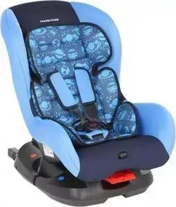 Автокресло Leader Kids Галеон изофикс с вкладышем 0-1 гр. синий принт