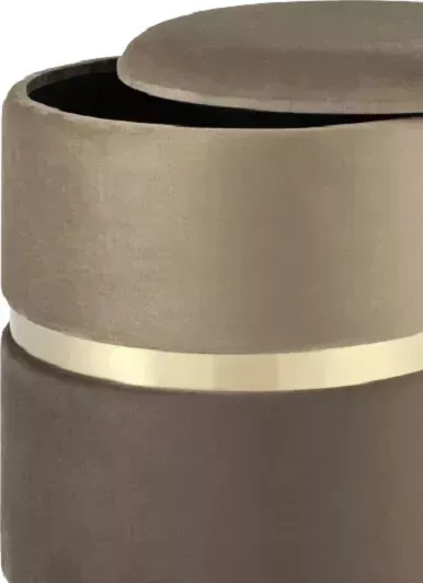 Пуф Stool Group с ящиком Кэрри велюр коричневый 19A060VA-8167-7/12
