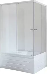 Душевой уголок Royal Bath 100*80*200 стекло прозрачное левый (RB8100BP-T-L)
