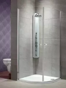 Душевой уголок Radaway EOS PDD, 100x100 (37623-01-01N) стекло прозрачное