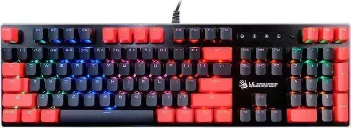 Клавиатура A4TECH Bloody B820N механическая черный/красный USB for gamer (B820N ( BLACK + RED))