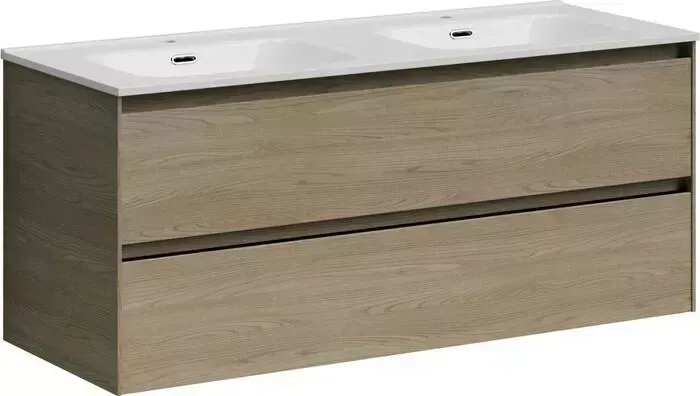 Тумба с раковиной Sancos с Cento 120 два ящика, карпатская ель (CN120-2KE, CN7004)