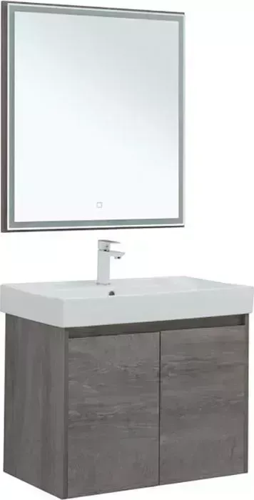 Мебель для ванной AQUANET Nova Lite 75 две дверки, дуб рошелье