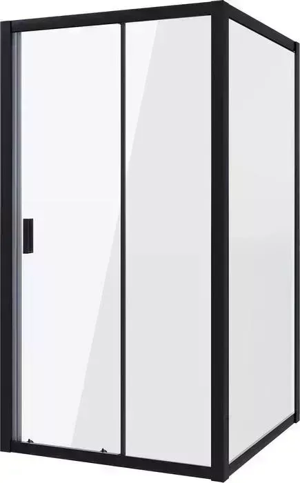 Душевой уголок NIAGARA Nova 120х100 прозрачный, черный (NG-82-12AB-A100B)