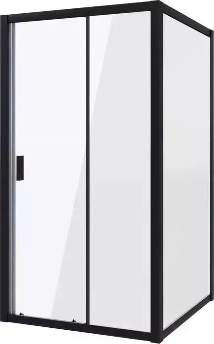 Душевой уголок NIAGARA Nova 120х80 прозрачный, черный (NG-82-12AB-A80B)
