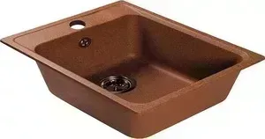 Мойка кухонная HARTE H-5051-307 510х510 мм терракот