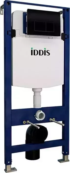Комплект для унитаза IDDIS Инсталяция 2 в 1: инсталляция и клавиша смыва, черн., Optima Home, , OPH00MBi32K 2 в 1: и ,