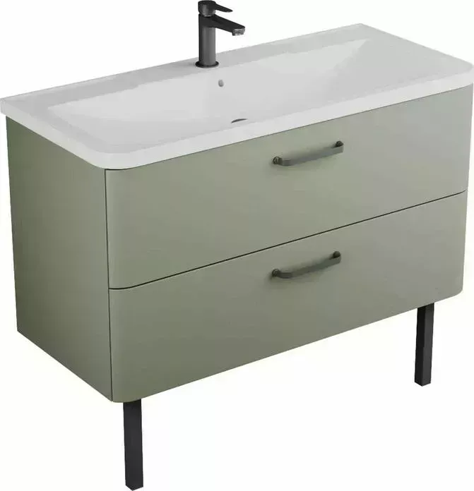 Тумба с раковиной Veneciana с Tibr 100х48 олива (510022, 9493)