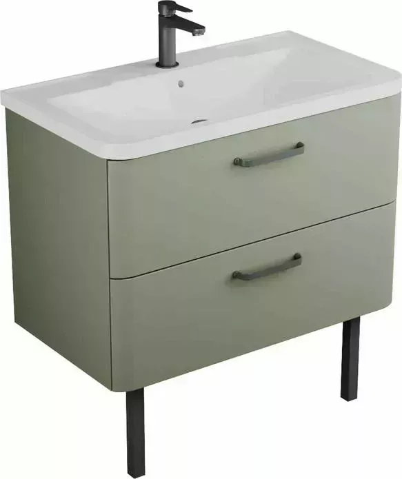 Тумба с раковиной Veneciana с Tibr 80х45 олива (58024, 9823)