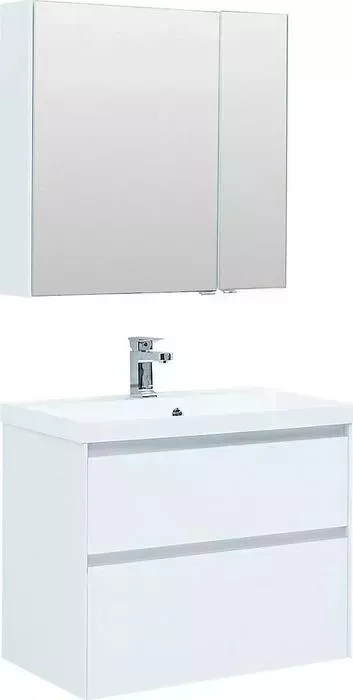 Мебель для ванной AQUANET Гласс 80 белая