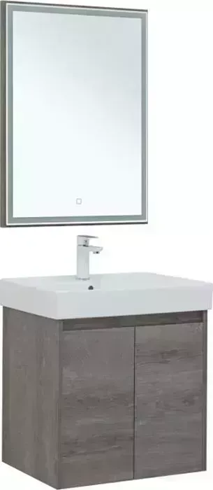Мебель для ванной AQUANET Nova Lite 60 две дверки, дуб рошелье