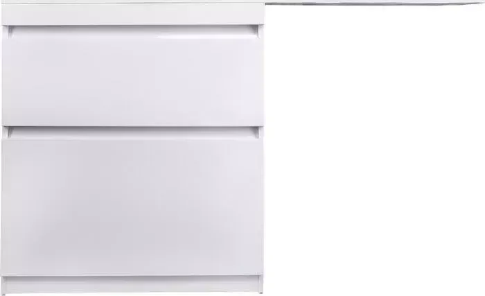 Тумба с раковиной Style line с Даллас Люкс 88 (150L) напольная, под стиральную машину, белая (2000949236452, 2000949236421)