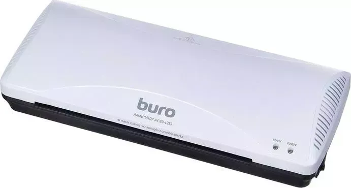 Ламинатор BURO BU-L283 белый (OL283) A4 (80-125мкм) 25см/мин (2вал.) лам.фото