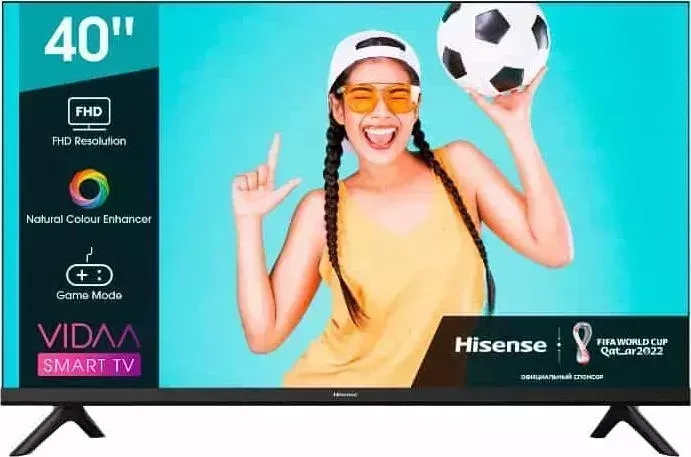 Телевизор HISENSE 40A4BG Frameless черный (FULL HD, WiFi Smart TV)