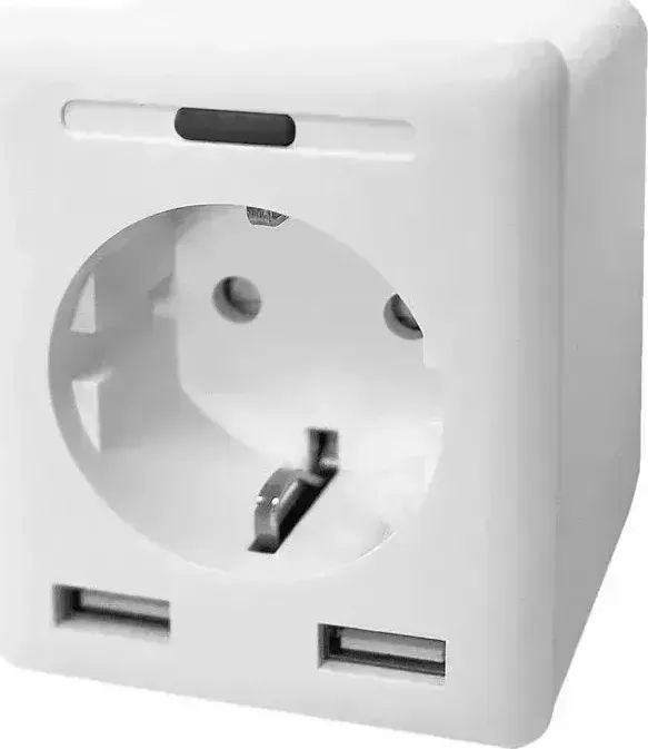 Умная розетка DIGMA DiPlug 500 EU Wi-Fi белый (TY1910)