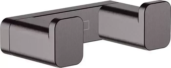 Крючок Hansgrohe двойной AddStoris двойной, шлифованный черный хром (41755340)