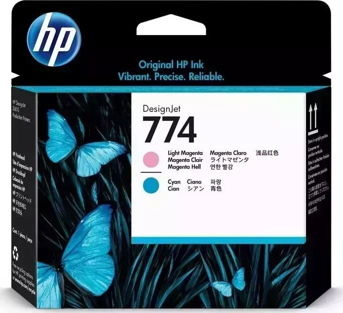 Картридж HP струйный 774 P2V98A светло-пурпурный/светло-голубой (775мл)