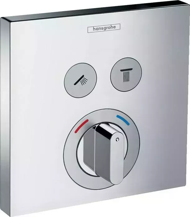 Термостат для ванны Hansgrohe ShowerSelect с механизмом, хром (15768000, 1800180)