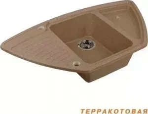 Мойка кухонная АКВАТОН Лория 94x19x53 см терракотовая (1A715032LR070)