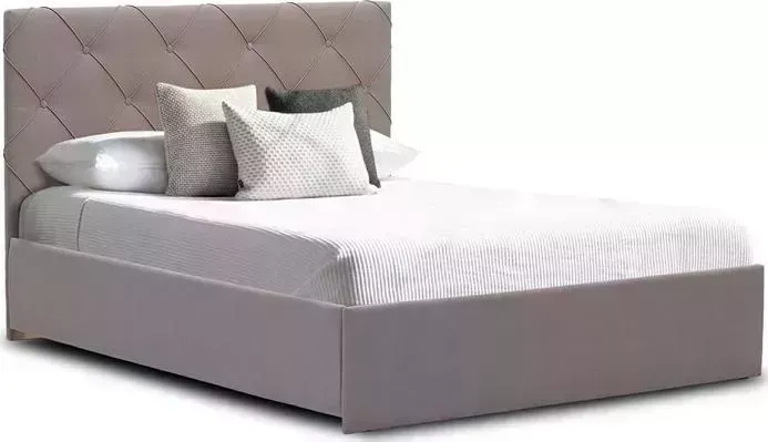 Кровать Ладья Артэ 140х200 розовый, велюр Velutto 37